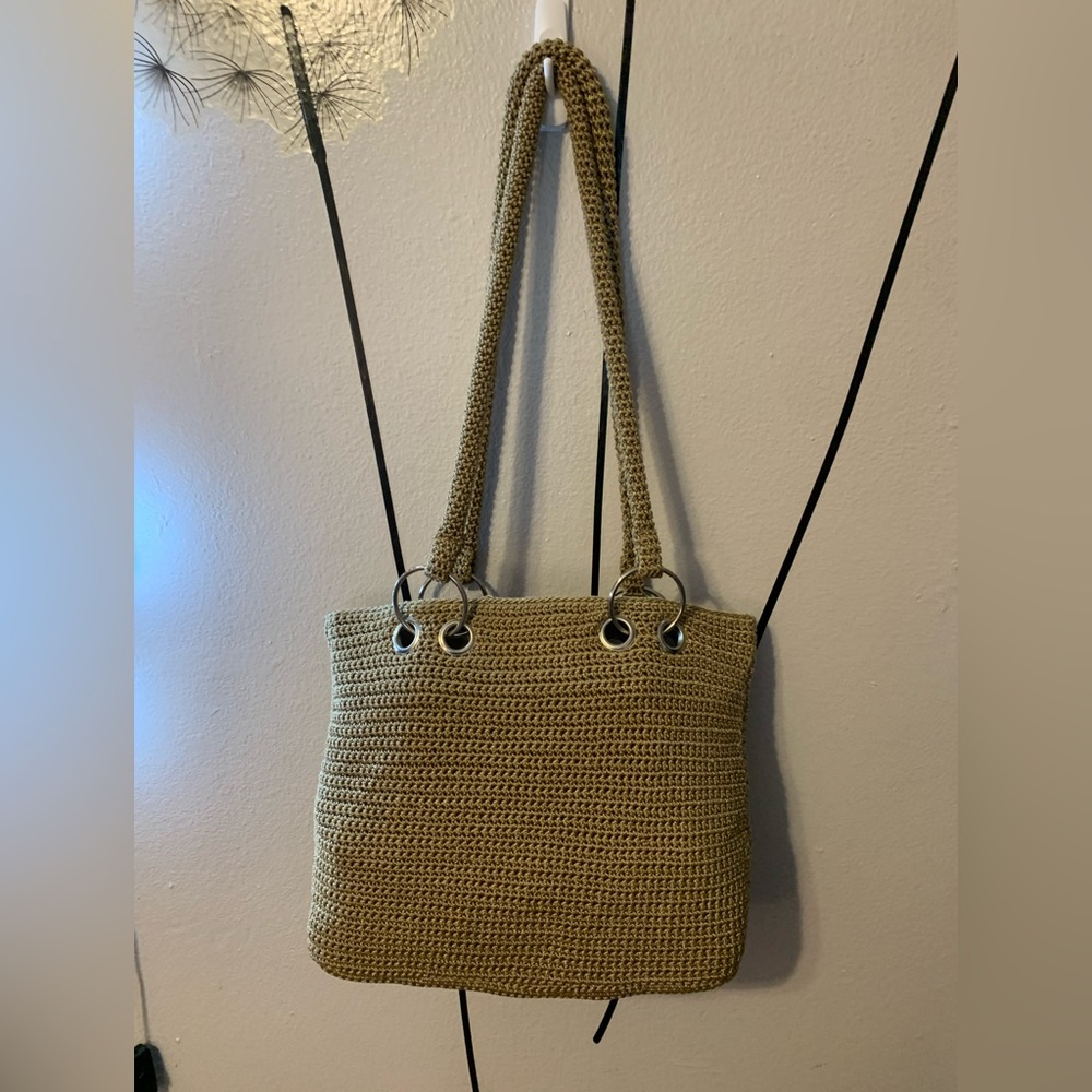 Cato Women’s Beige Knit Dual Handle Shoulder Bag New With Tags